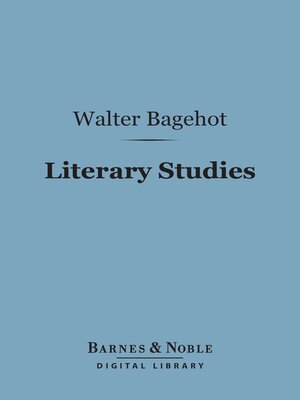 cover image of Literary Studies (Barnes & Noble Digital Library)